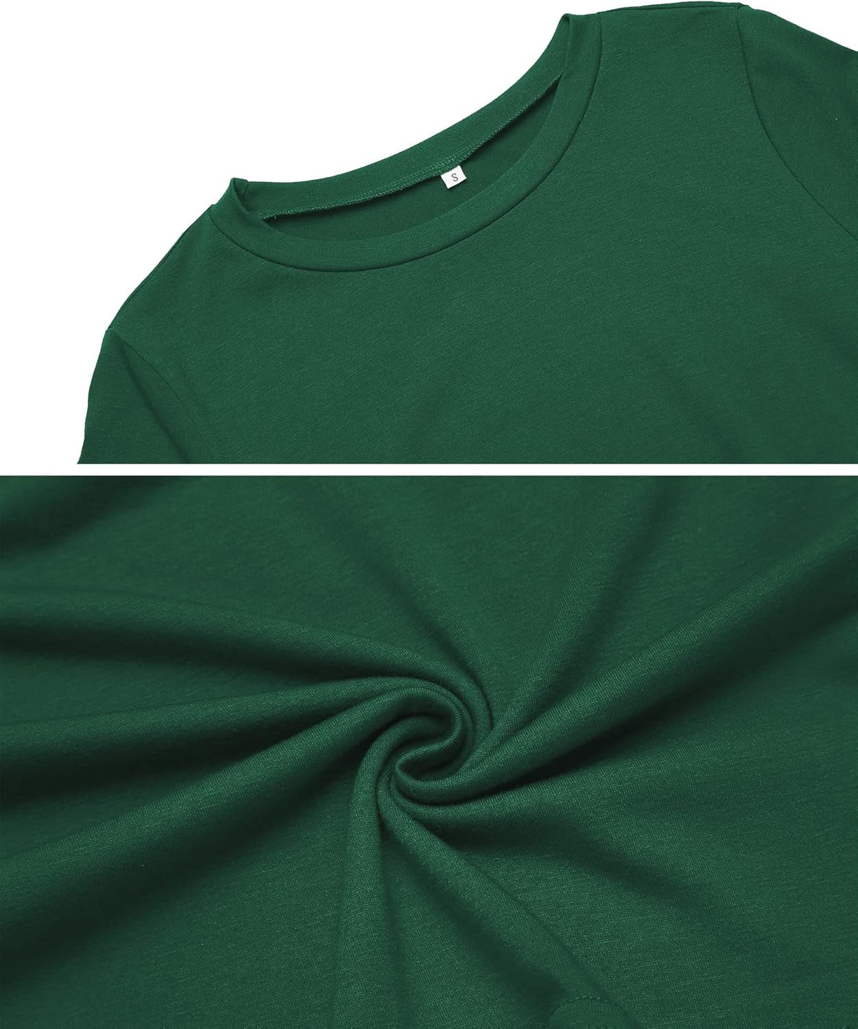 Womens Casual Short Sleeve Ruched Bodycon Dresses Fitted Midi T Shirt Dress